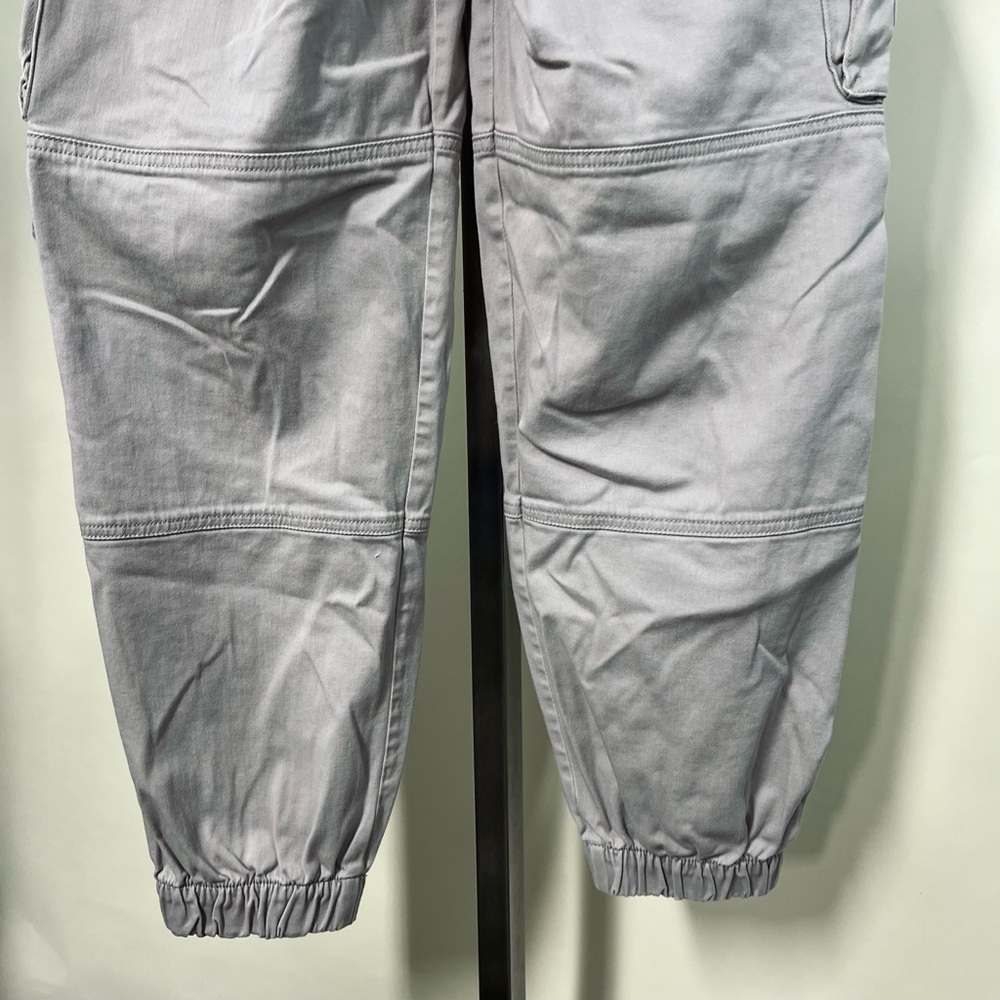 Aeropostale Women’s XS High Rise Cargo Joggers Beige Tan Elastic Waist Pockets - Picture 8 of 11